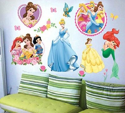 Free-Shipping-Cartoon-Snow-White-DIY-Wall-Sticker-On-The-Wall-Home-Decoration-font-b-Kids